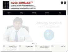 Tablet Screenshot of kishoreastro.com